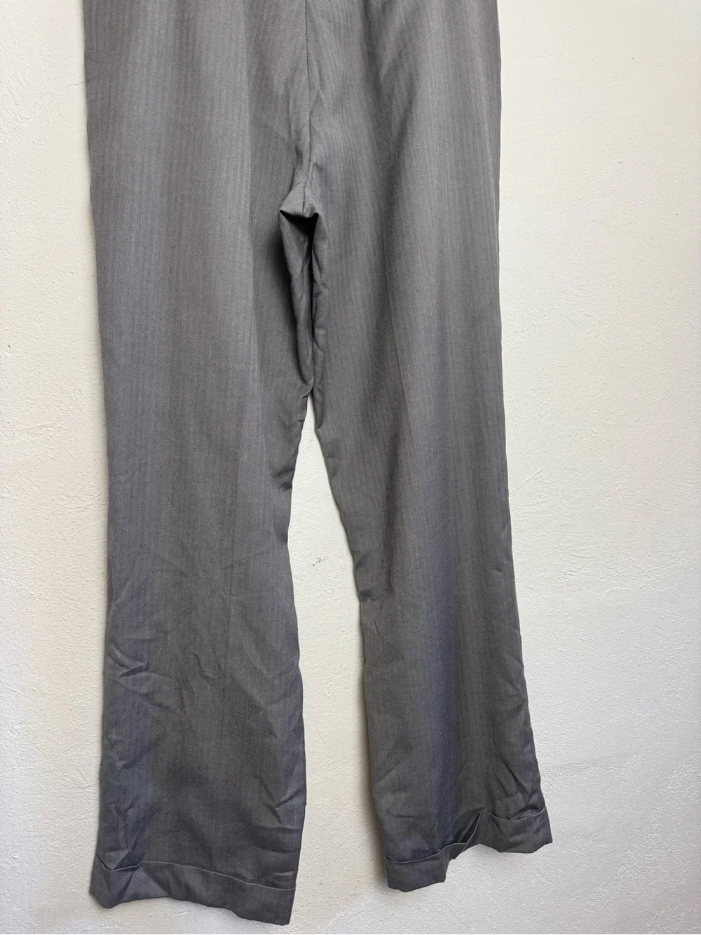 Lauren Ralph Lauren Gray Cuffed Hem Trousers